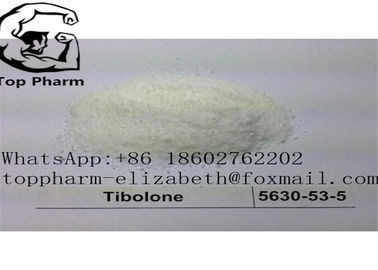 پودر استروئید Tibolone CAS 5630-53-5 سفید یا خاموش سفید پودر کریستالی Livial 99٪ بدن سازی خلوص